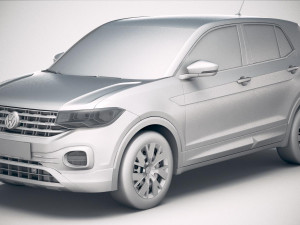 Volkswagen T-cross Basic 2019 Model 3D