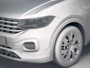 Volkswagen T-cross Basic 2019 Model 3D