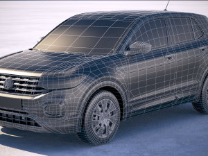 Volkswagen T-cross Basic 2019 Model 3D