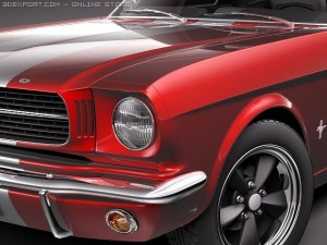 Mustang Fastback 1964-1966 3D मॉडल