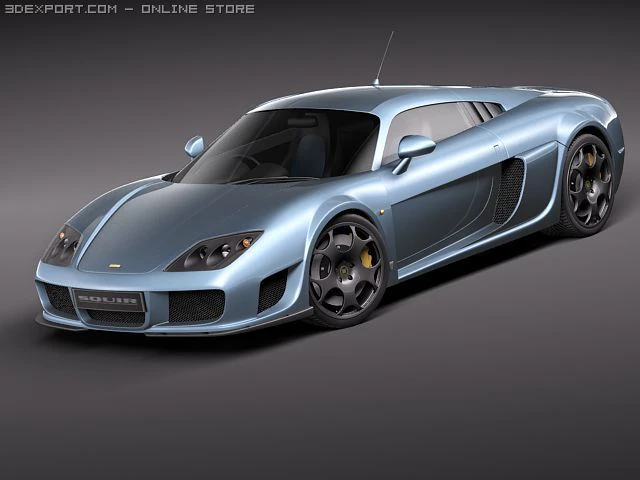 Noble M600 3D Model .c4d .max .obj .3ds .fbx .stl .blend 