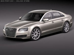Audi A8 2011 Modèle 3D