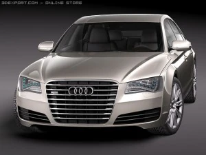 Audi A8 2011 3D Model