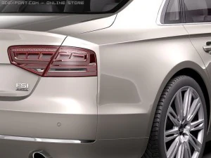 Audi A8 2011 3D Model