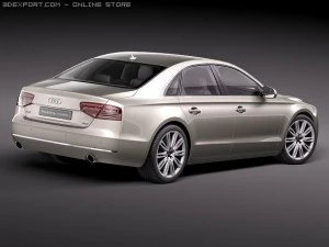 Audi A8 2011 3D Model