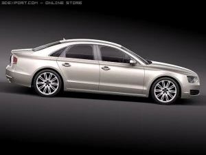 Audi A8 2011 3D Model