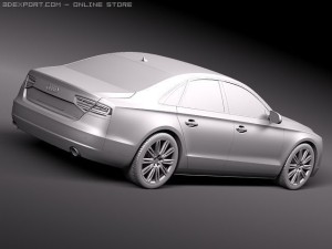 Audi A8 2011 3Dモデル