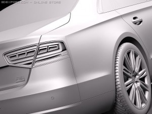 Audi A8 2011 3Dモデル