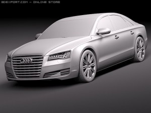 Audi A8 2011 3Dモデル