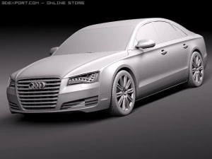 Audi A8 2011 3D Model
