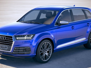 Audi SQ7 2019 Modèle 3D