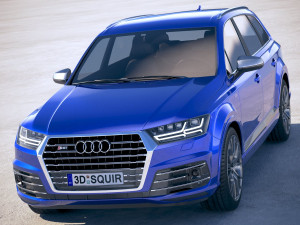 Audi SQ7 2019 Model 3D