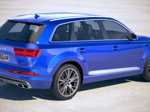 Audi SQ7 2019 Model 3D