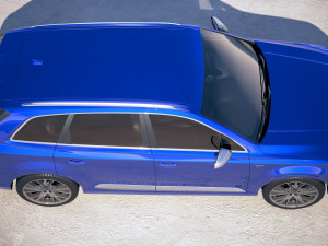Audi SQ7 2019 Model 3D