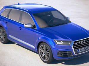 Audi SQ7 2019 Model 3D
