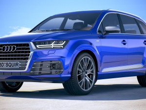 Audi SQ7 2019 Model 3D