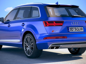 Audi SQ7 2019 Model 3D