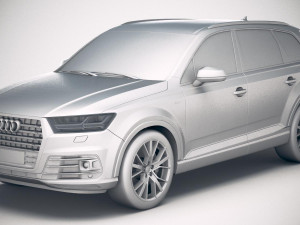 Audi SQ7 2019 Model 3D