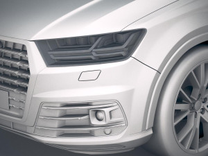 Audi SQ7 2019 Model 3D