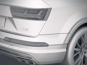 Audi SQ7 2019 Model 3D