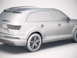 Audi SQ7 2019 Model 3D