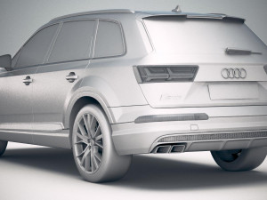 Audi SQ7 2019 Model 3D