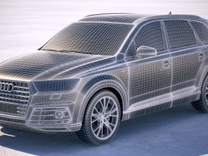 Audi SQ7 2019 Model 3D