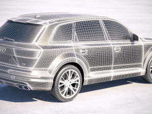 Audi SQ7 2019 Model 3D