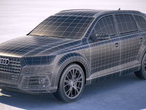Audi SQ7 2019 Model 3D