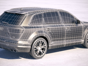 Audi SQ7 2019 Model 3D