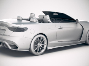 Generic Convertible 2019 3D Model
