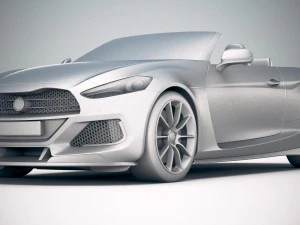 Generic Convertible 2019 3D Model