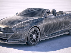 Generic Convertible 2019 3D Model