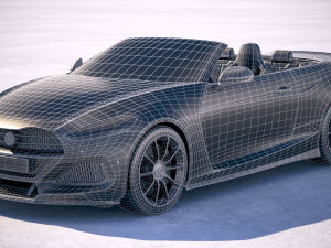 Generic Convertible 2019 3D Model