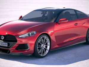 Coupé generico 2019 Modello 3D