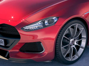 Generic Coupe 2019 3D Model
