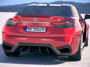 Generic Coupe 2019 3D Model