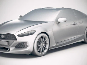 Generic Coupe 2019 3D Model