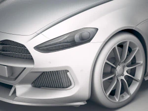 Generic Coupe 2019 3D Model