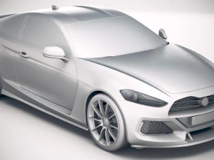 Generic Coupe 2019 3D Model