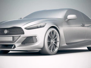 Generic Coupe 2019 3D Model