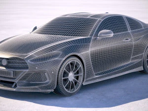 Generic Coupe 2019 3D Model