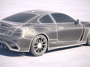 Generic Coupe 2019 3D Model