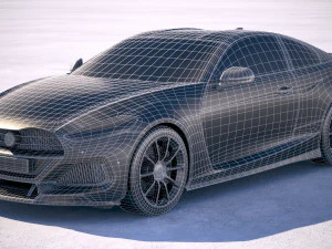 Generic Coupe 2019 3D Model