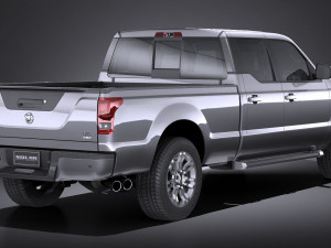 Generic Pickup 2015 lowpoly 3D Model