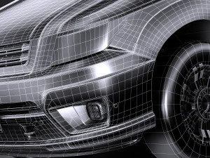 Coleta gen&eacute;rica 2015 lowpoly Modelo 3D