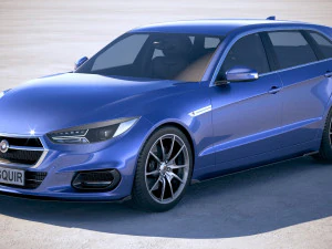 일반 왜건 부동산 2019 3D 모델