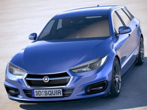 Generic Wagon Estate 2019 3D Model