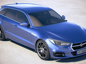 Generic Wagon Estate 2019 Modelo 3D