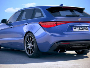 Generic Wagon Estate 2019 3D Model